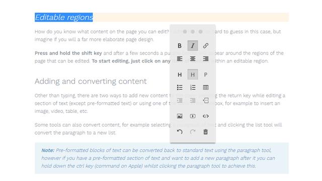 不得不佩服，美觀小巧的網(wǎng)頁內(nèi)容編輯器——ContentTools