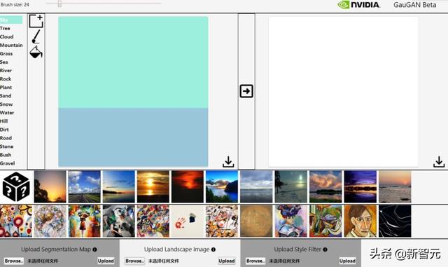 英偉達(dá)“AI神筆馬良”GauGAN開放測試了！無需注冊人人可玩