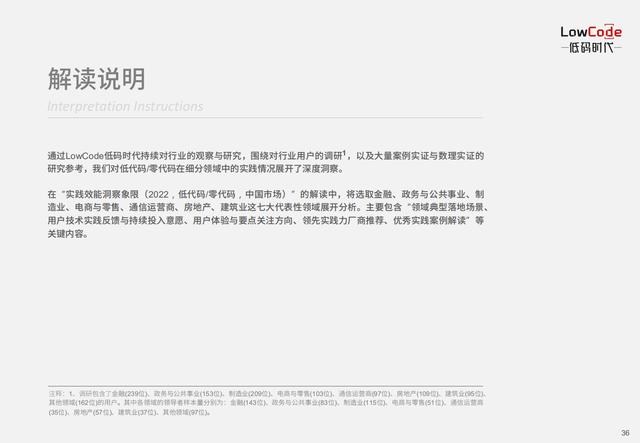 2022中國低代碼、零代碼行業(yè)研究報告（未來趨勢、細(xì)分領(lǐng)域?qū)嵺`）